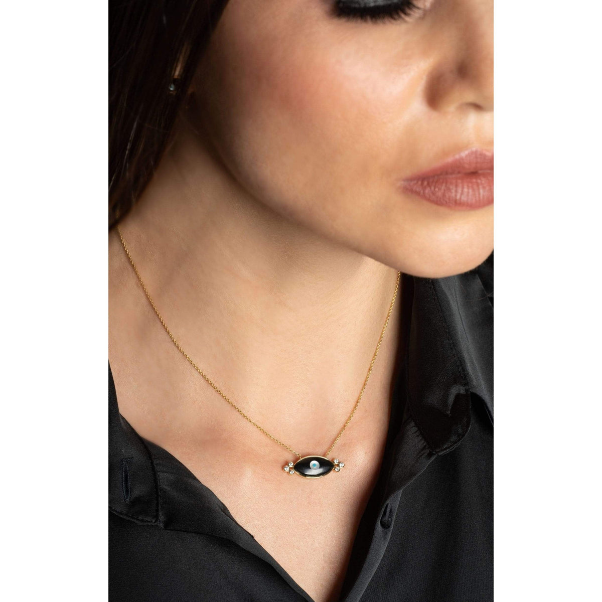 Divine Eye- Double Bubble Lucky Eye Necklace