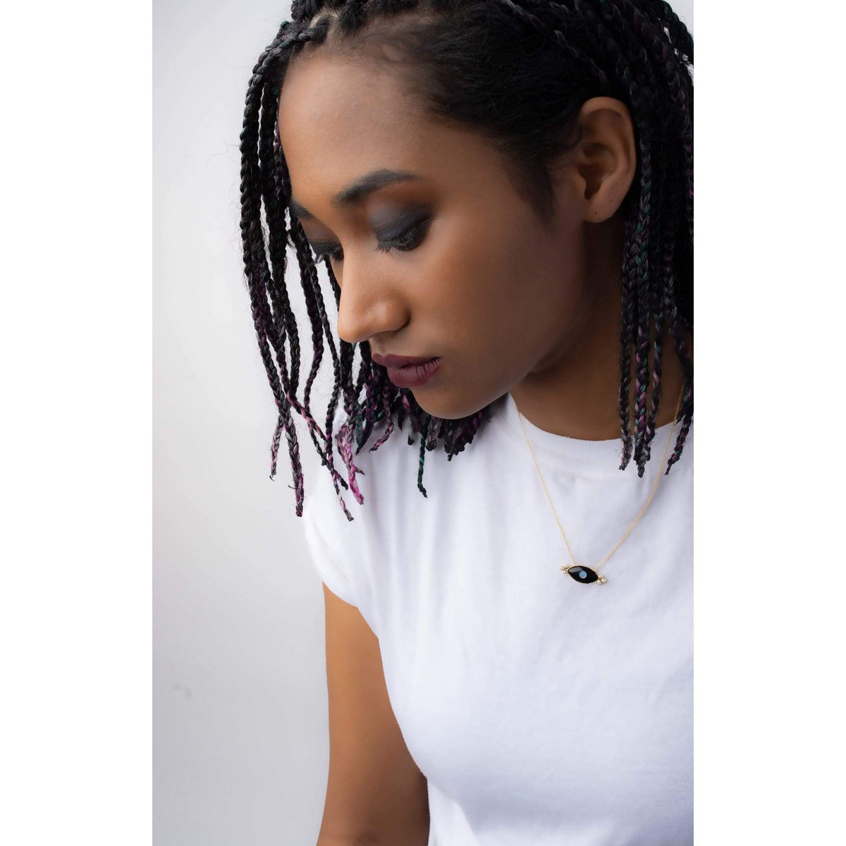 Divine Eye- Double Bubble Lucky Eye Necklace