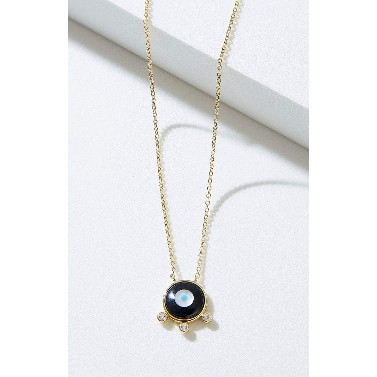 Divine Eye- Floating Bubble Lucky Eye Necklace