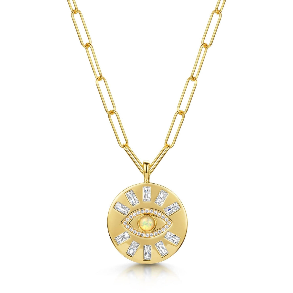 Divine Eye- Medallion Necklace