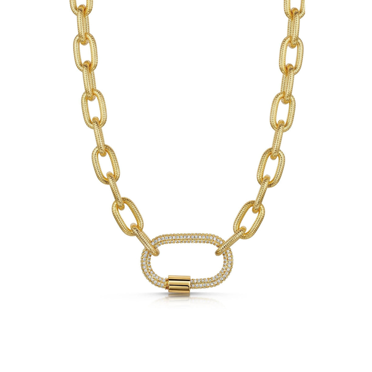 Fervor Links- Gold Carabiner