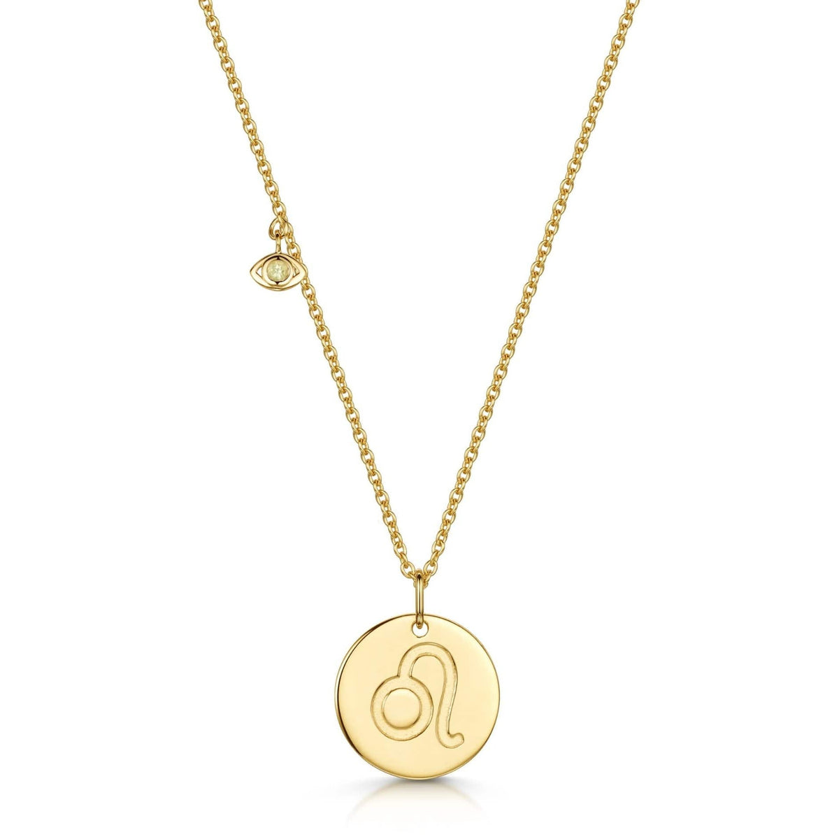 Leo Double-Sided Zodiac & Constellation Necklace