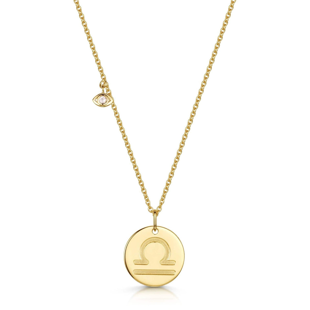 Libra Double-Sided Zodiac & Constellation Necklace