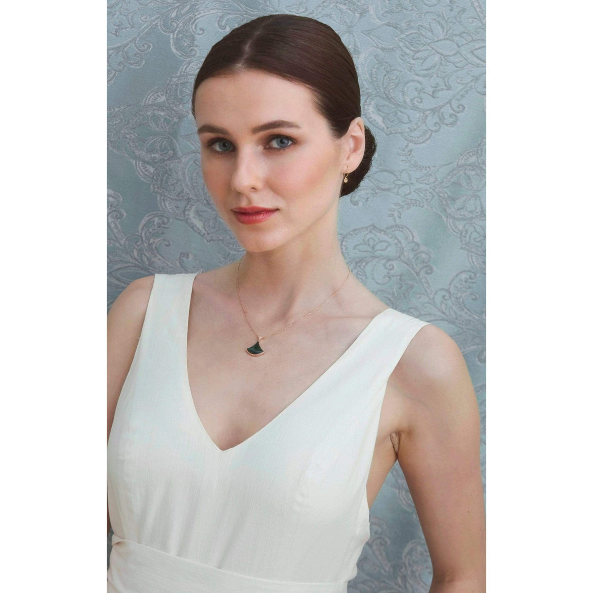 Oriental Fan Necklace