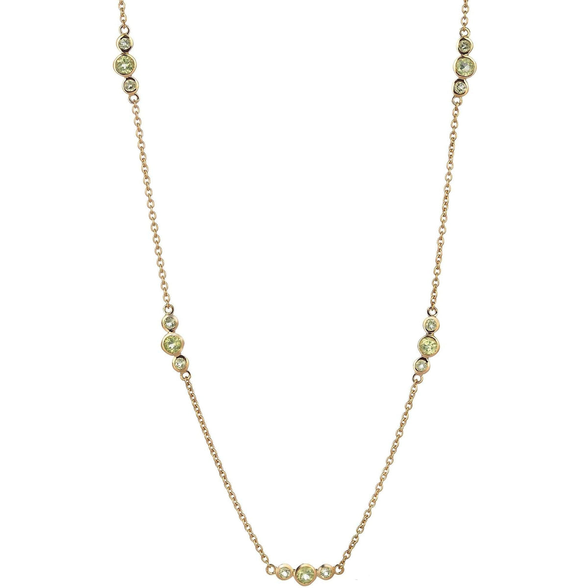 Peridot Bubbles Necklace
