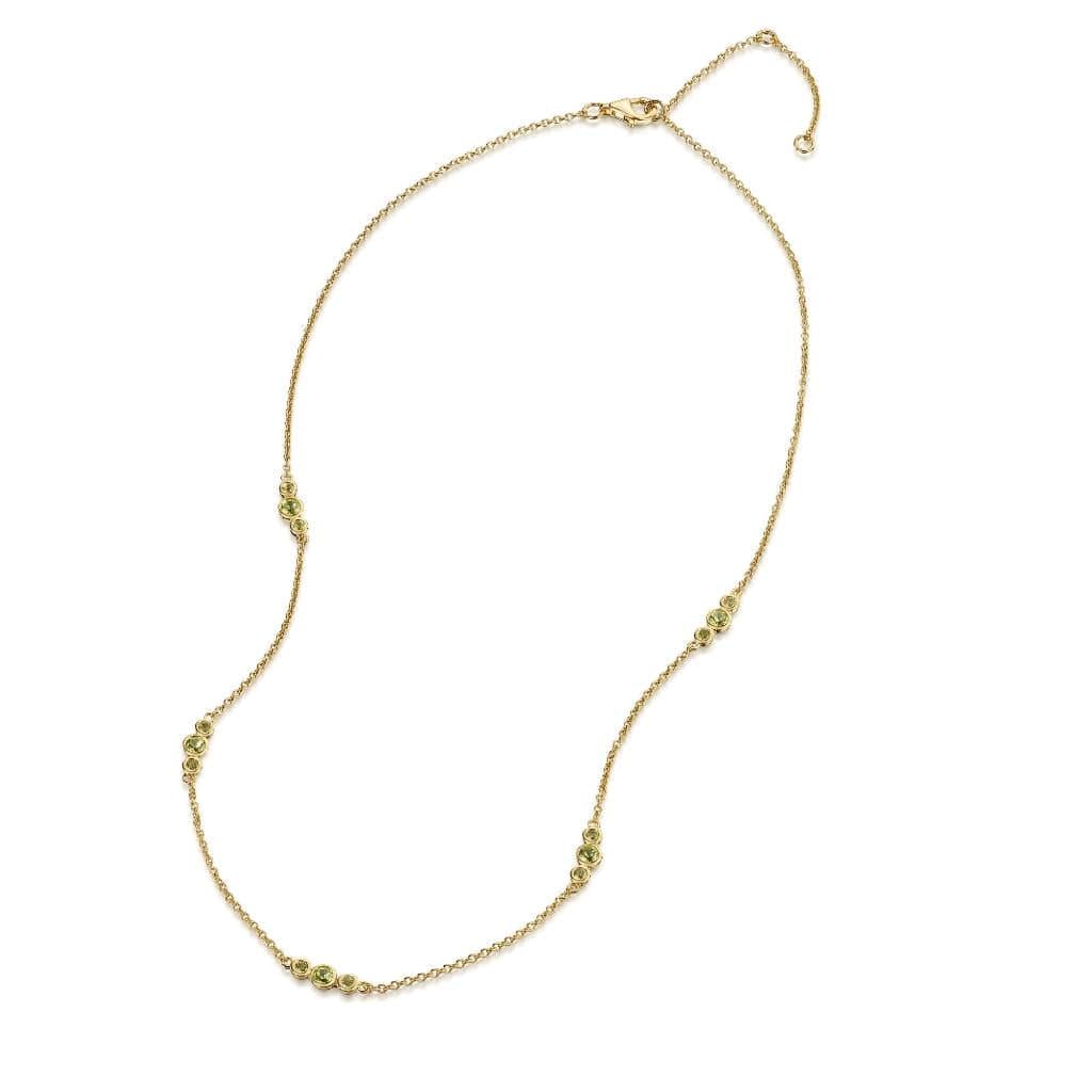 Peridot Bubbles Necklace