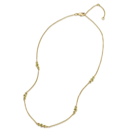 Peridot Bubbles Necklace