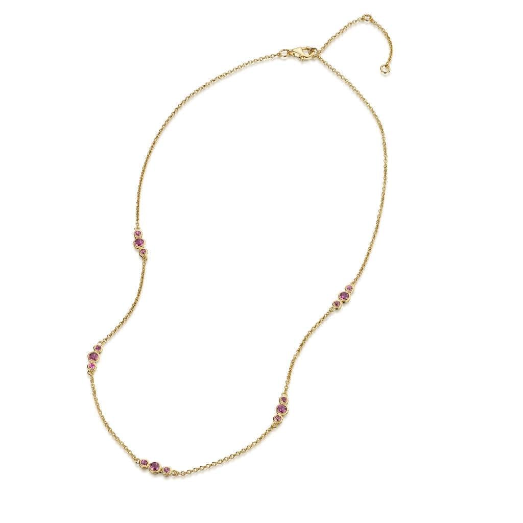 Rhodolite Bubbles Necklace