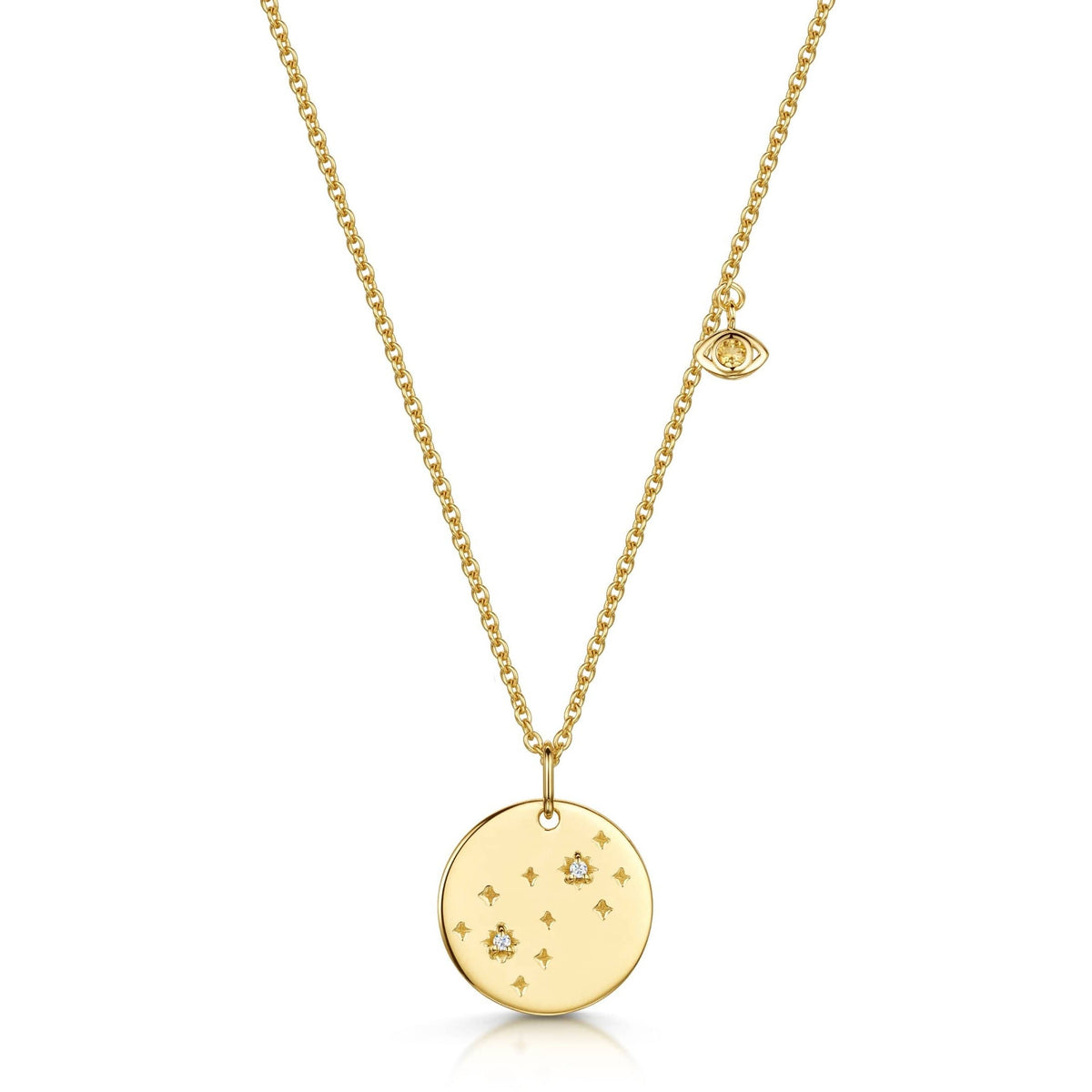 Scorpio Double-Sided Zodiac & Constellation Necklace