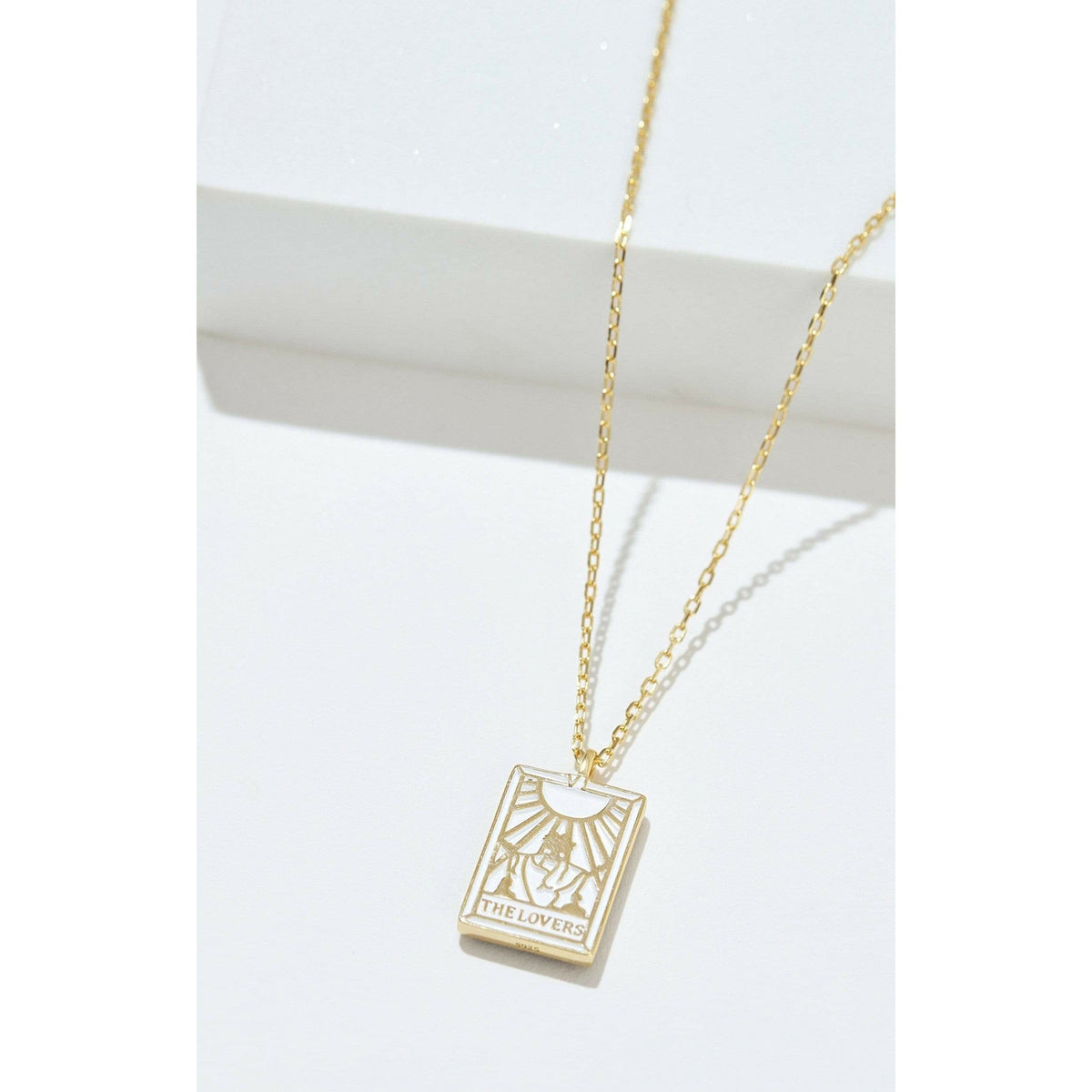 Tarot Card- The Lovers Reversible Necklace