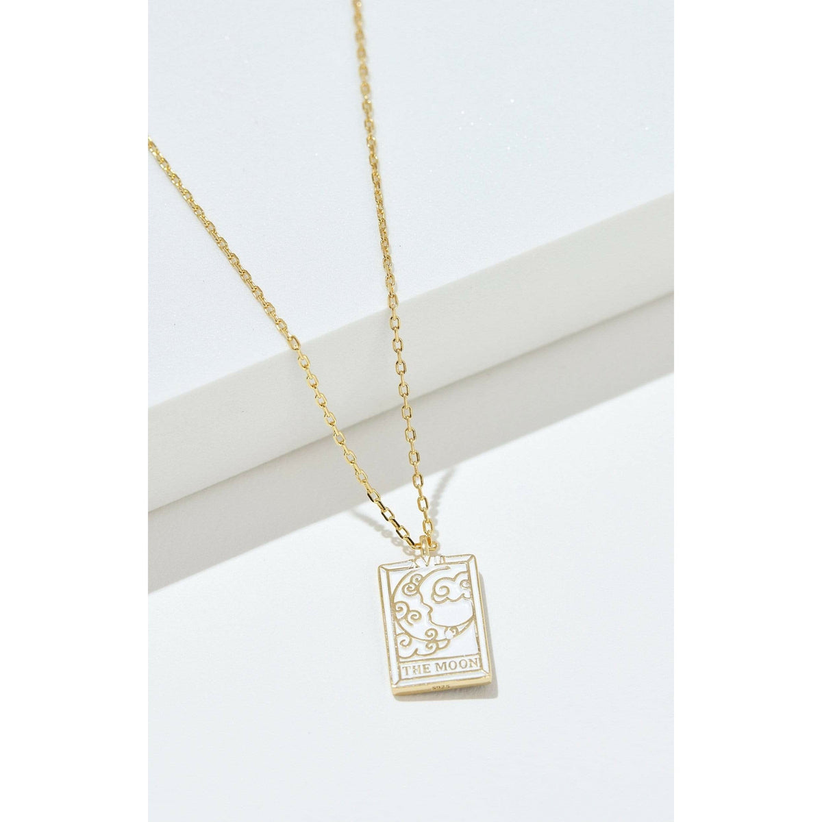 Tarot Card- The Moon Reversible Necklace