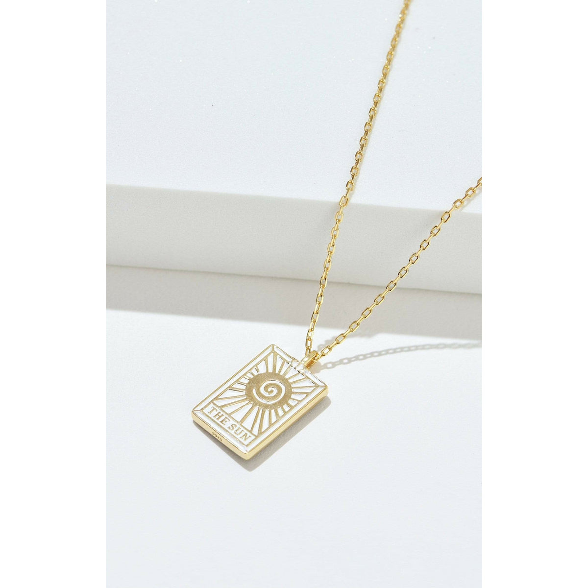 Tarot Card- The Sun Reversible Necklace
