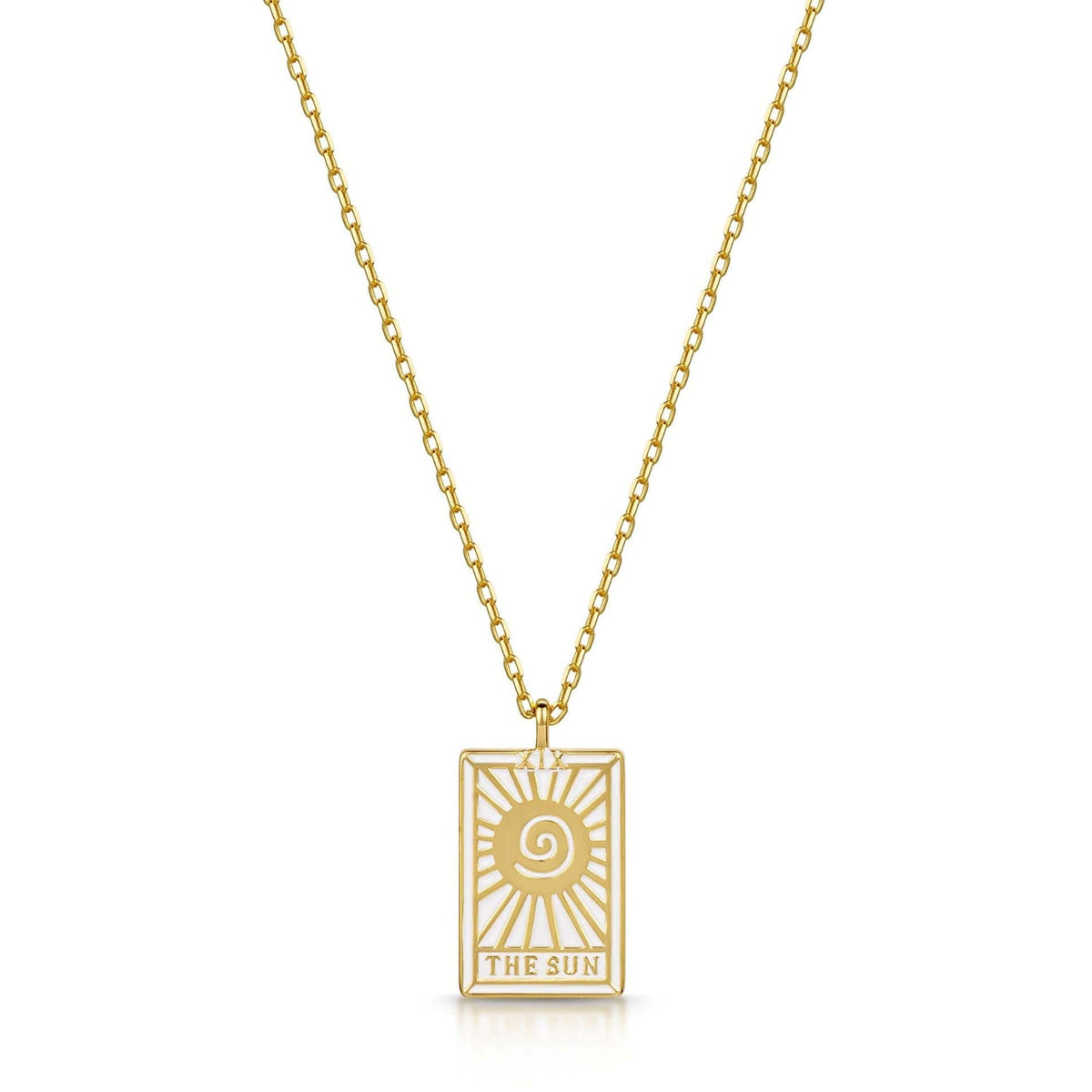 Tarot Card- The Sun Reversible Necklace