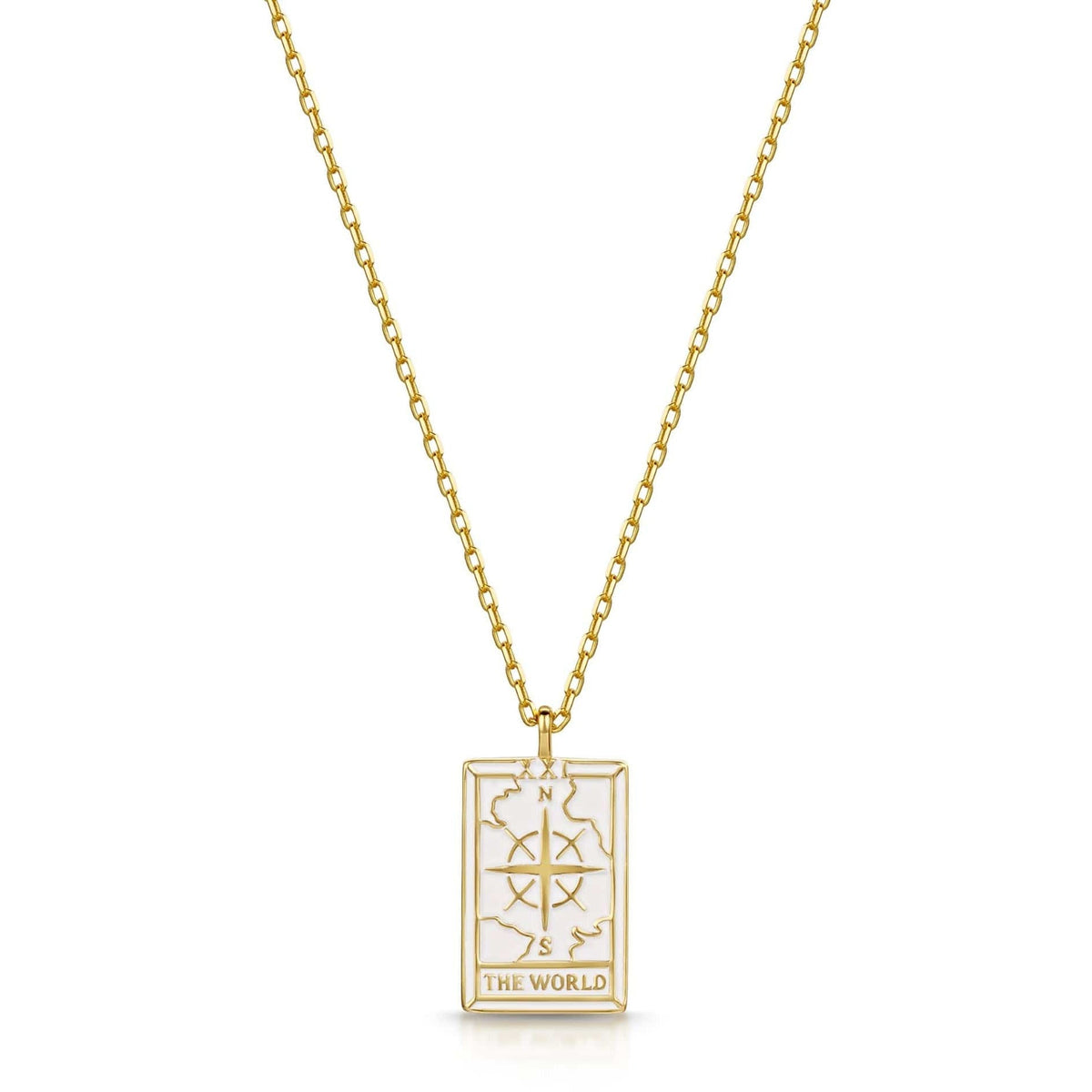 Tarot Card- The World Reversible Necklace