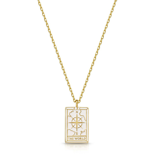 Tarot Card- The World Reversible Necklace