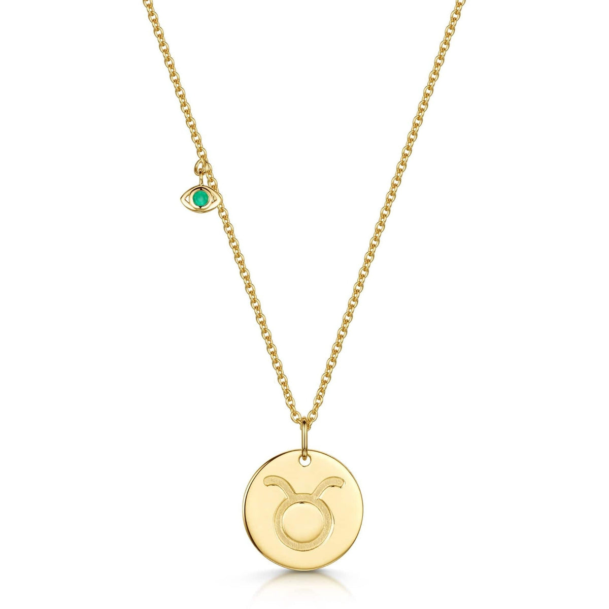 Taurus Double-Sided Zodiac & Constellation Necklace