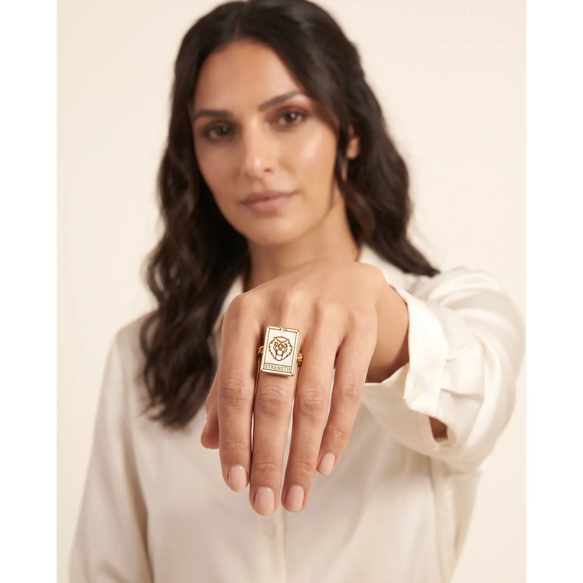 Tarot Card- Strength Reversible Ring