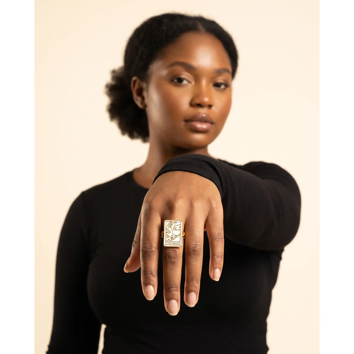 Tarot Card- The Moon Reversible Ring