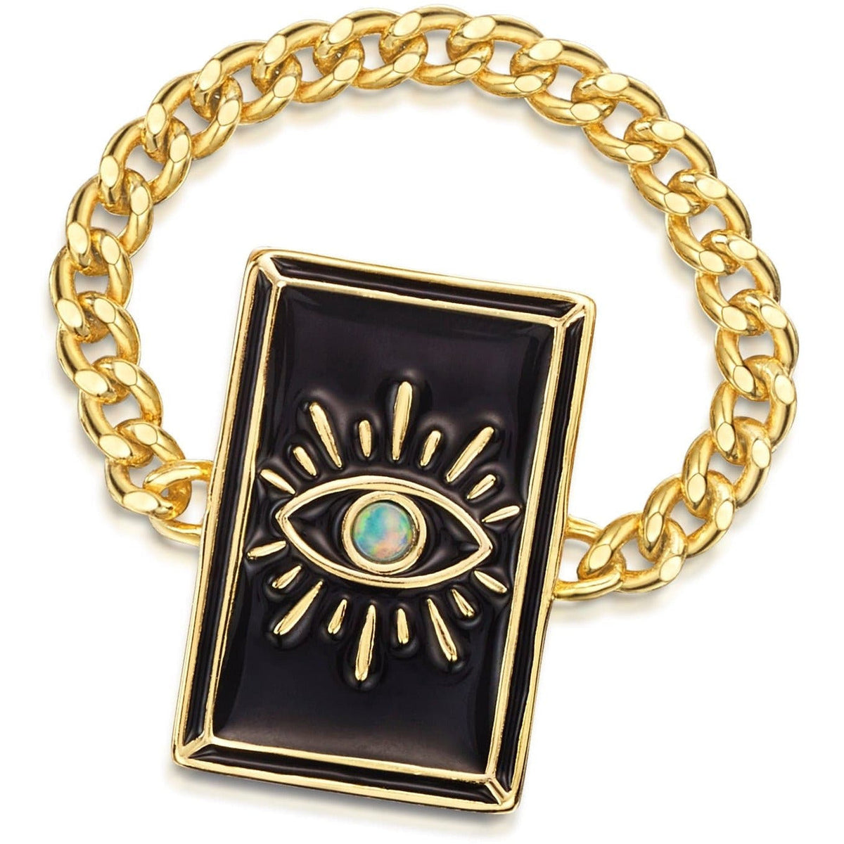 Tarot Card- The Moon Reversible Ring