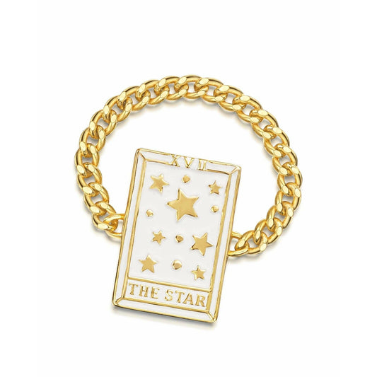Tarot Card- The Star Reversible Ring