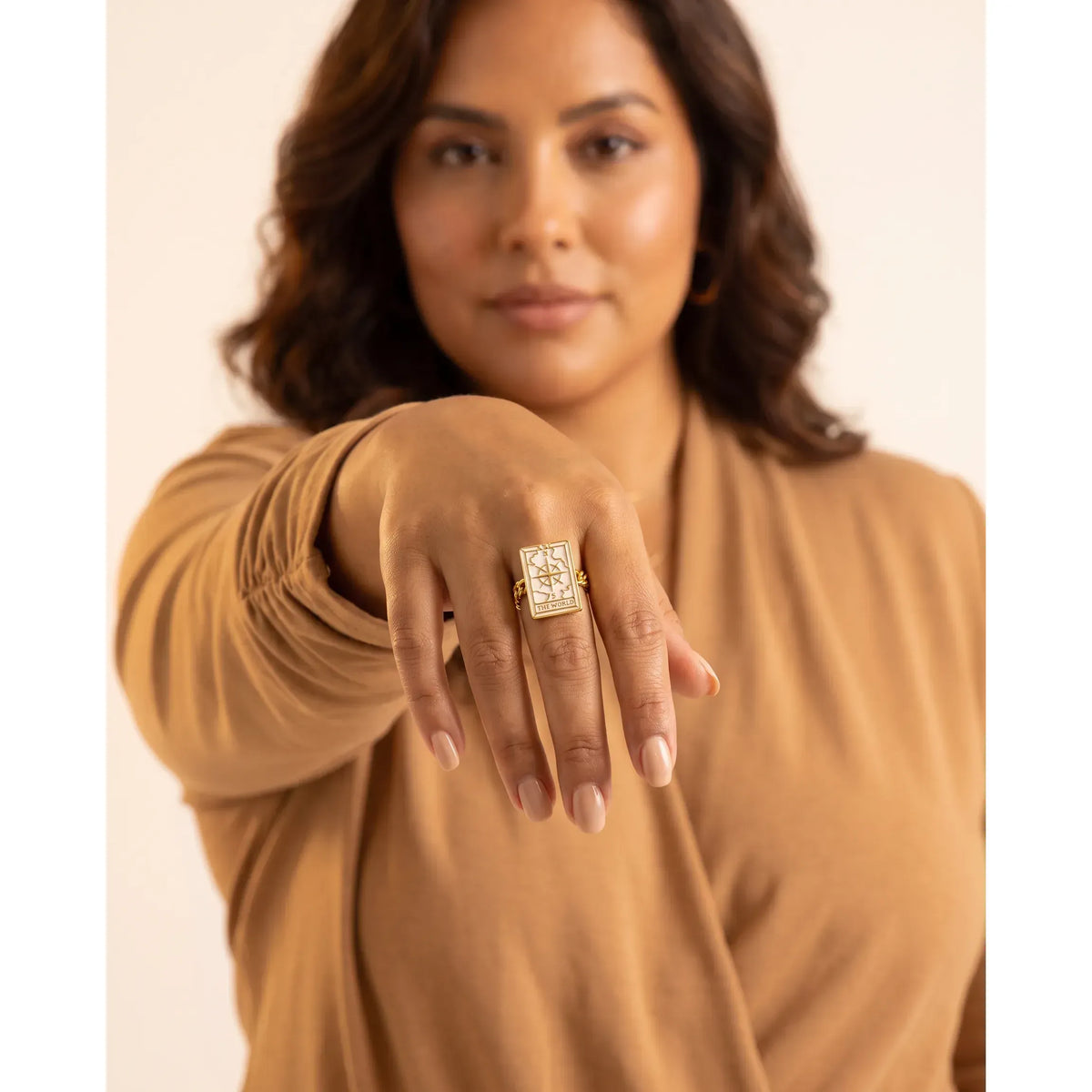 Tarot Card- The World Reversible Ring
