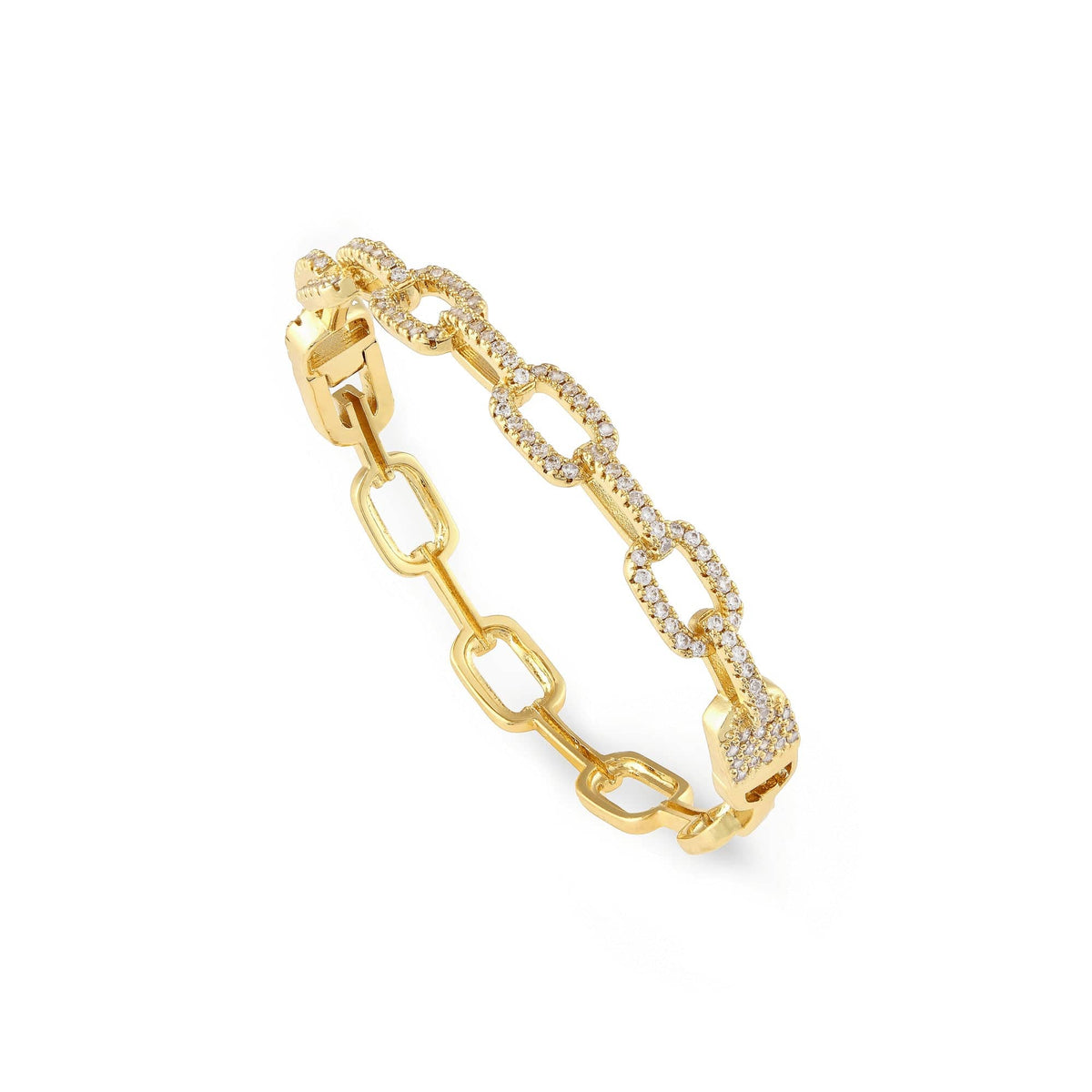 Sardinia Gold Cuff Bangle
