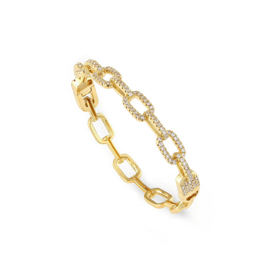 Sardinia Gold Cuff Bangle