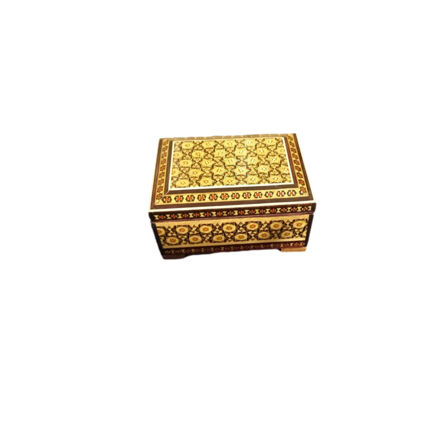 Persian Khatamkari Jewelry Box – Royal Star