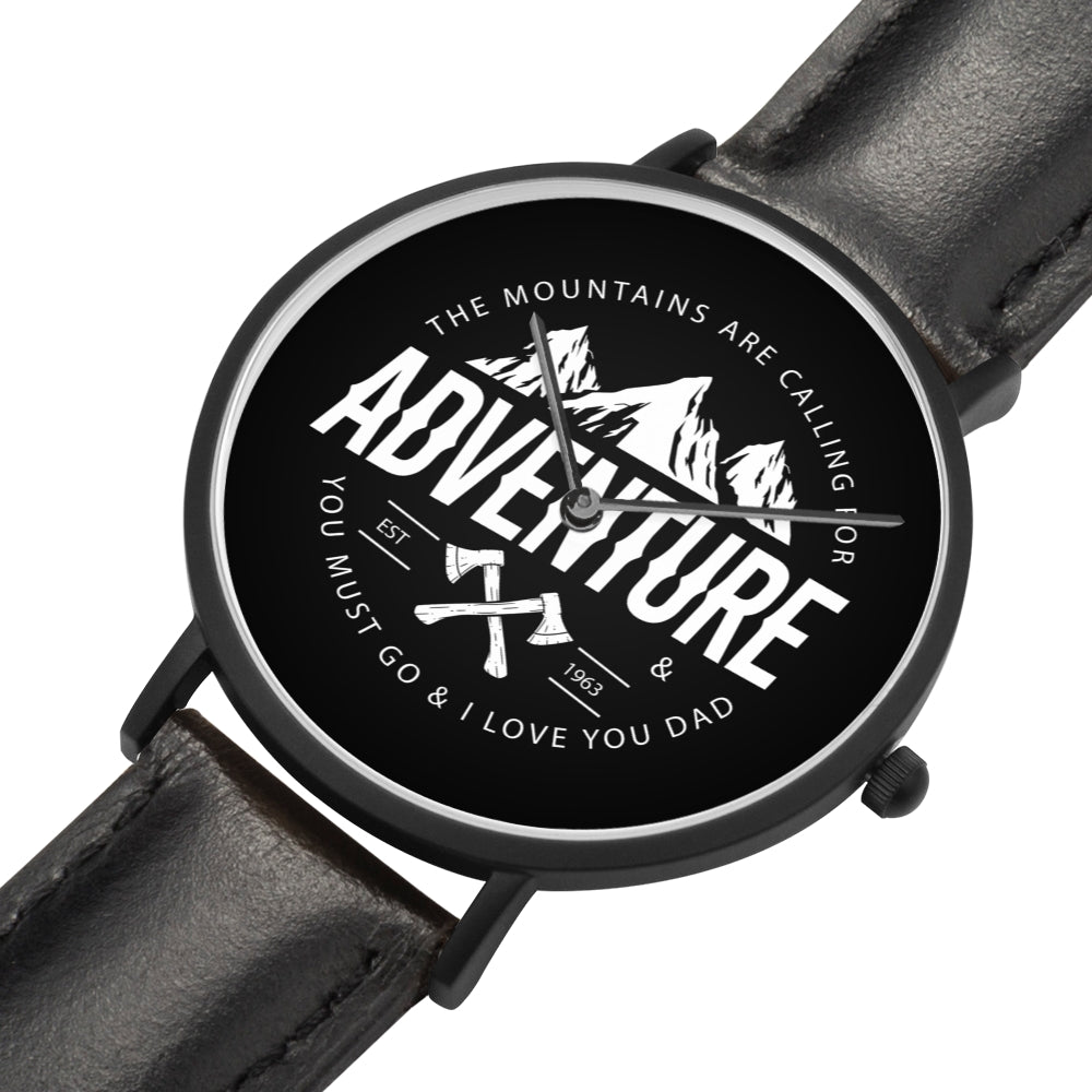 Father's Day Gift 2025, Adventure Citizen Customized Watch Personalized Gift For Dad