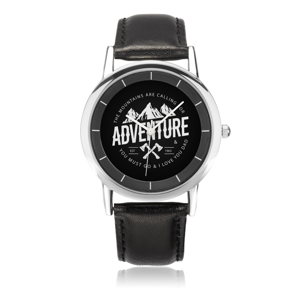 Father's day Gift 2025, Adventurist Dad Steel Watch Personalized Gift For Dad