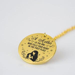 Your Mother Fills Your Heart pendant!