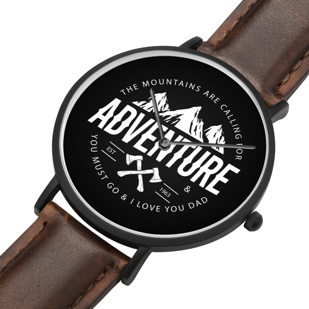 Father's Day Gift 2025, Adventure Citizen Customized Watch Personalized Gift For Dad