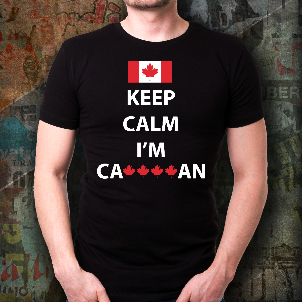 Father's Day Gift 2020, Keep Calm Canada T-shirt Personalized Gift For Dad, Canada Day 2020