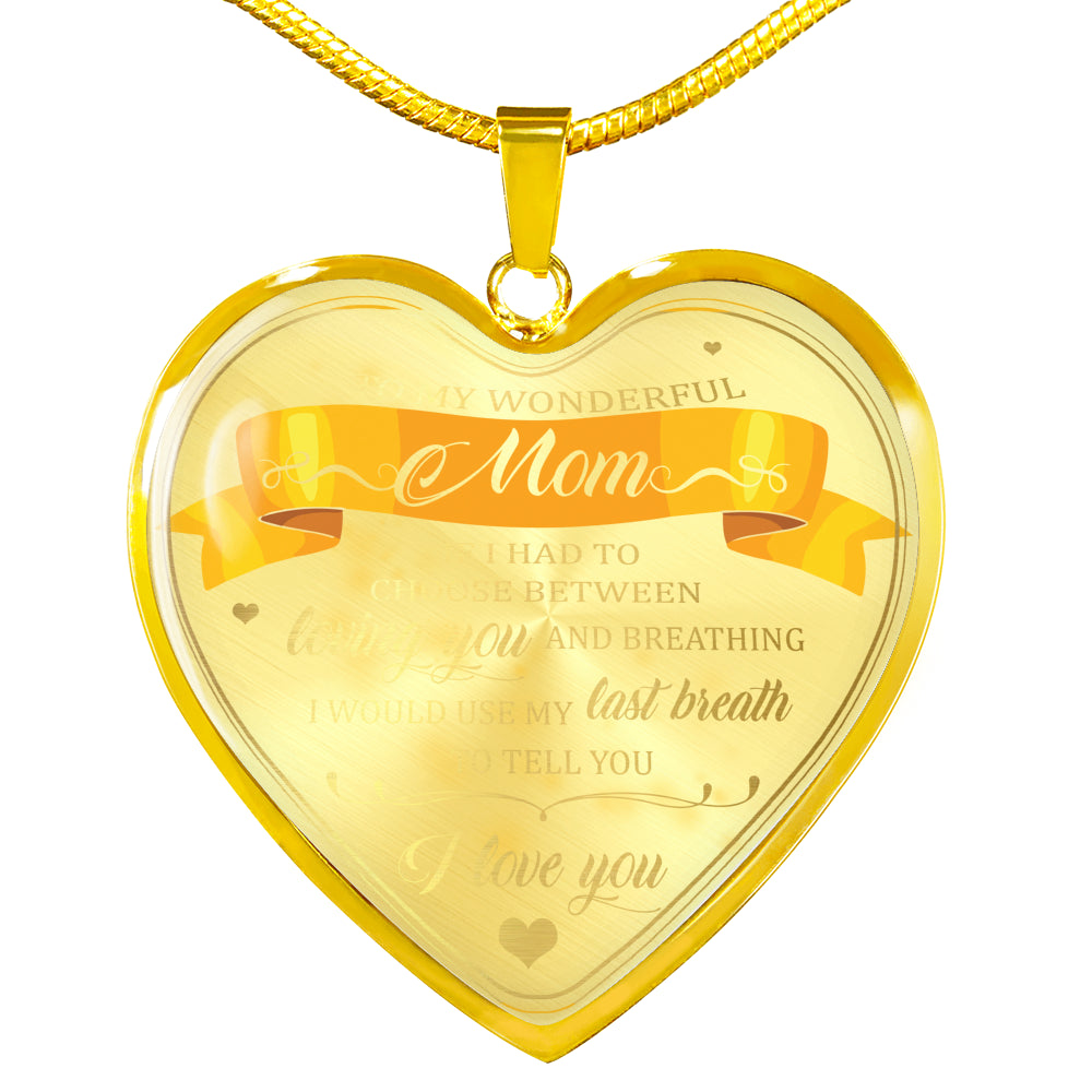 Amazing Mother's Day Gold Pendant