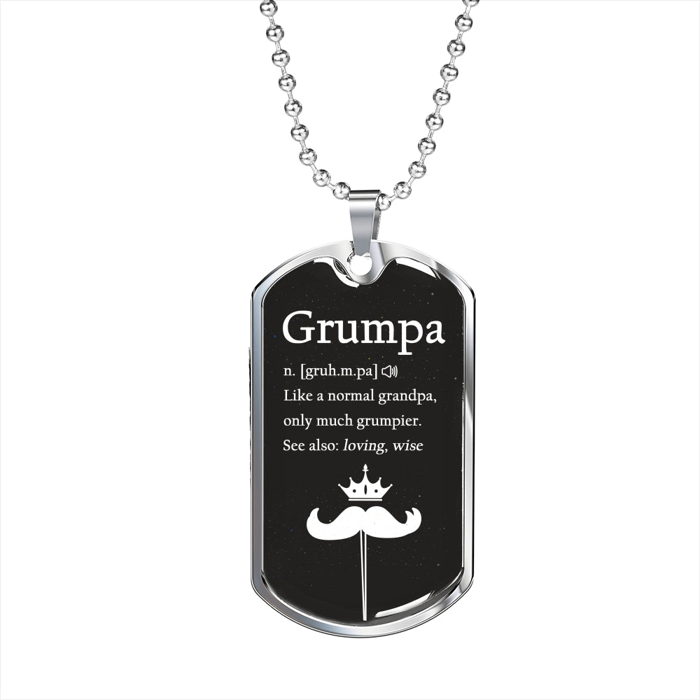 Grandpa We Love You Luxury Gift Tag  Personalized Gift For Dad