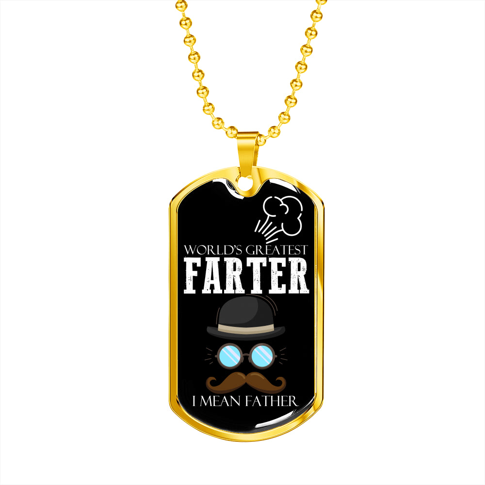 The World Greatest Father Luxury Gift Tag For Fathers!