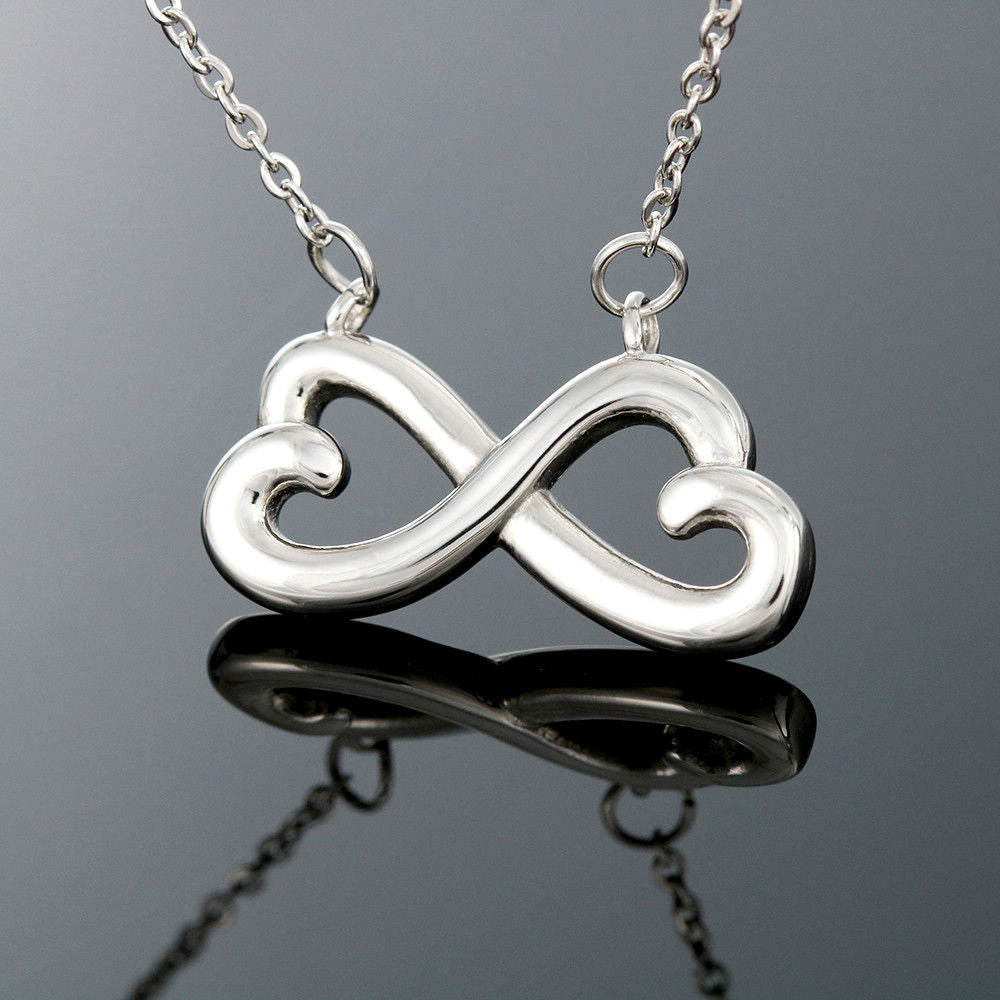 Amazing Infinite Love Pendant Necklace Birthday Gift From Daughter to Mom!
