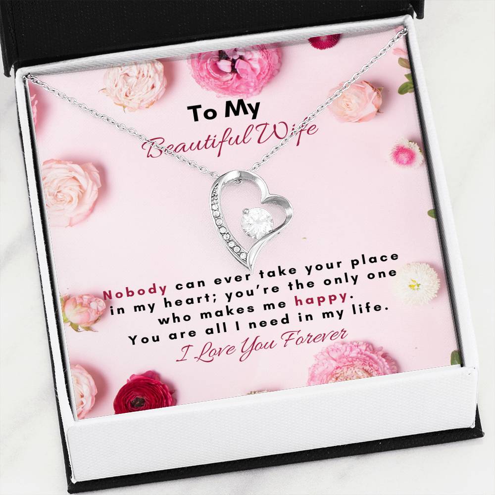 هدیه شگفت انگیز گردنبند آویز Forever Love برای همسر! 
