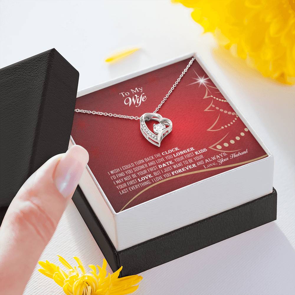 Amazing Forever Love Pendant Necklace Christmas Gift For Wife