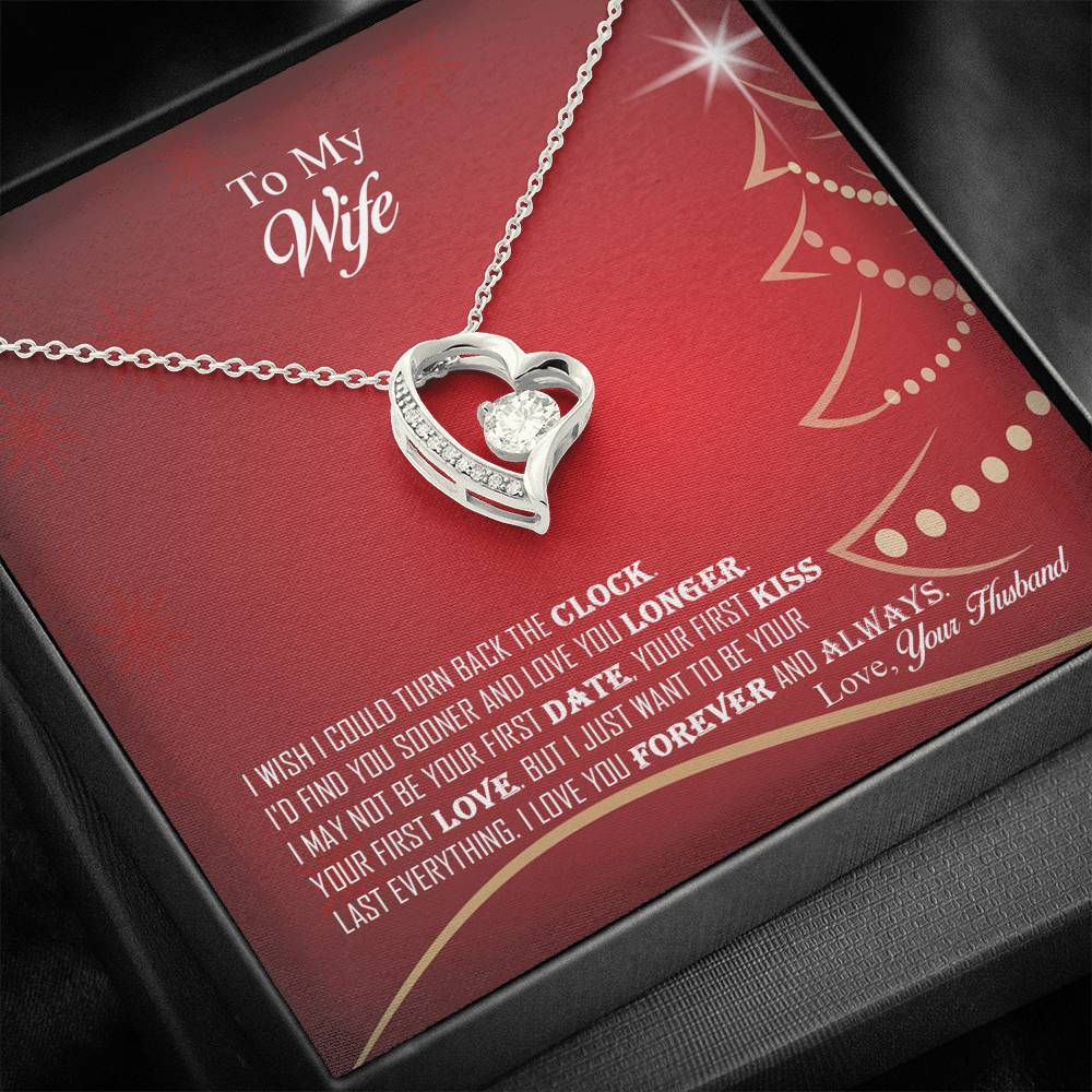 Amazing Forever Love Pendant Necklace Christmas Gift For Wife