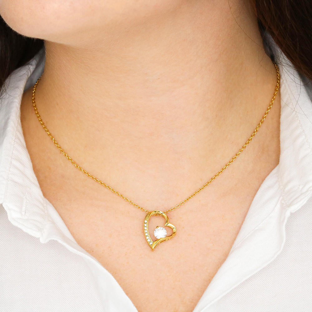 Amazing Forever Love Pendant Necklace Gift From Mom to Daughter!