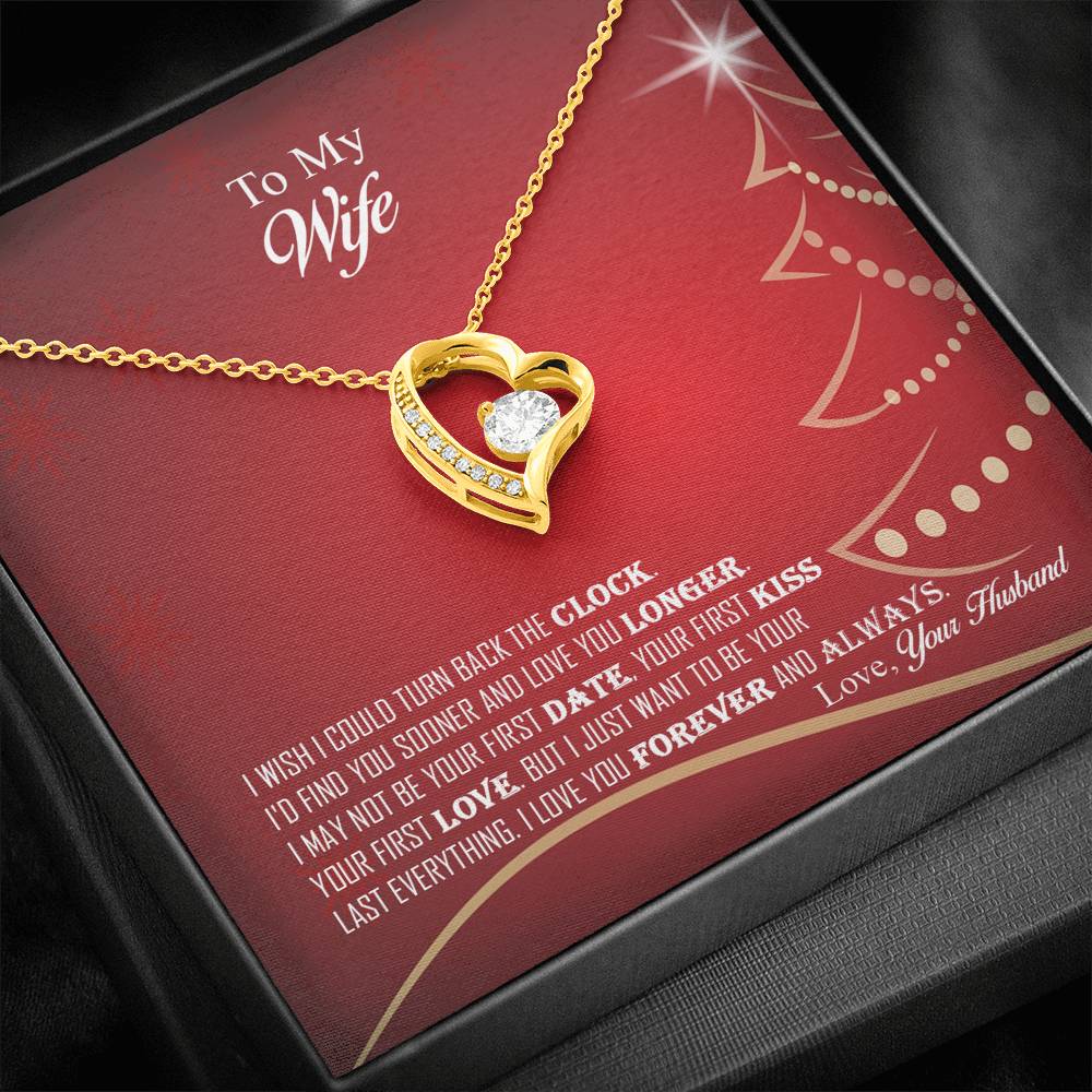 Amazing Forever Love Pendant Necklace Christmas Gift For Wife
