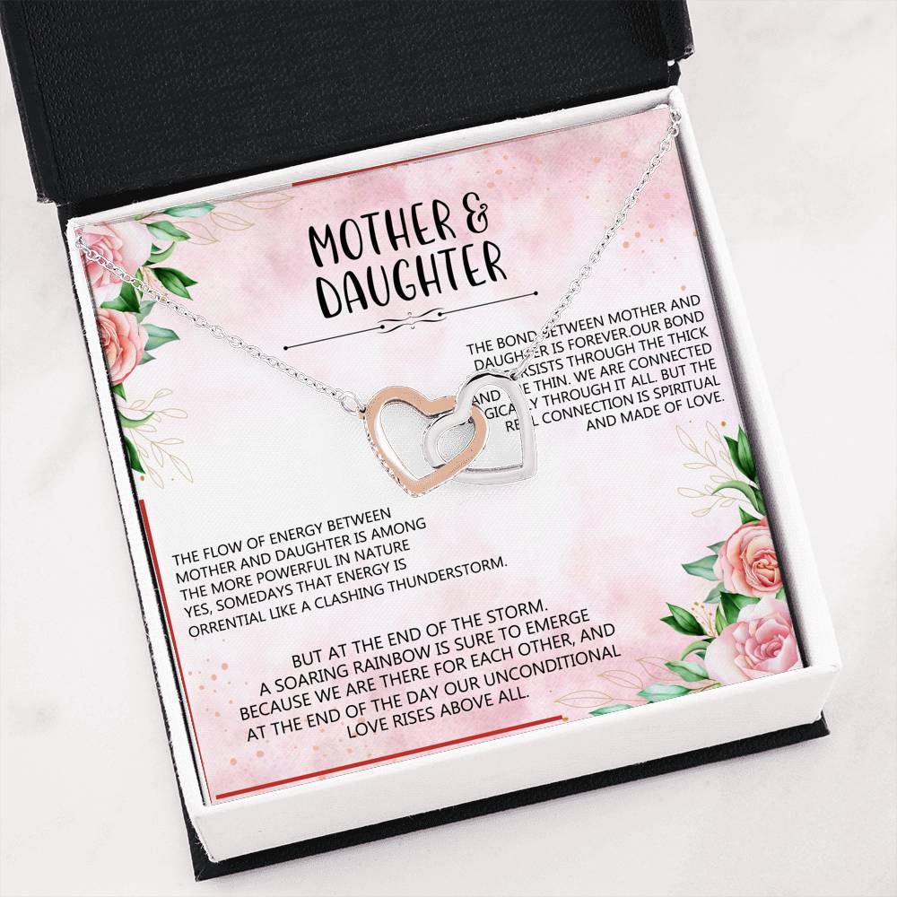 Mother and Daughter Infinite Shared Love pendant!
