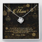 Amazing Customized Love Knot Pendant Necklace Christmas Gift For Mom!