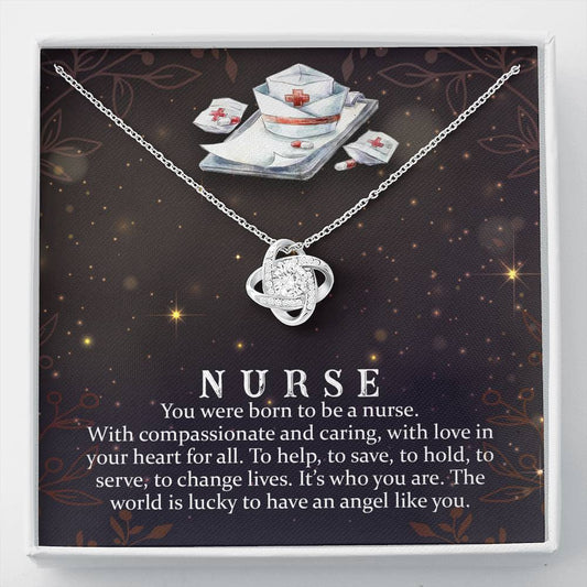 Love Knot Pendant Necklace Gift For Our Hero Nurses!
