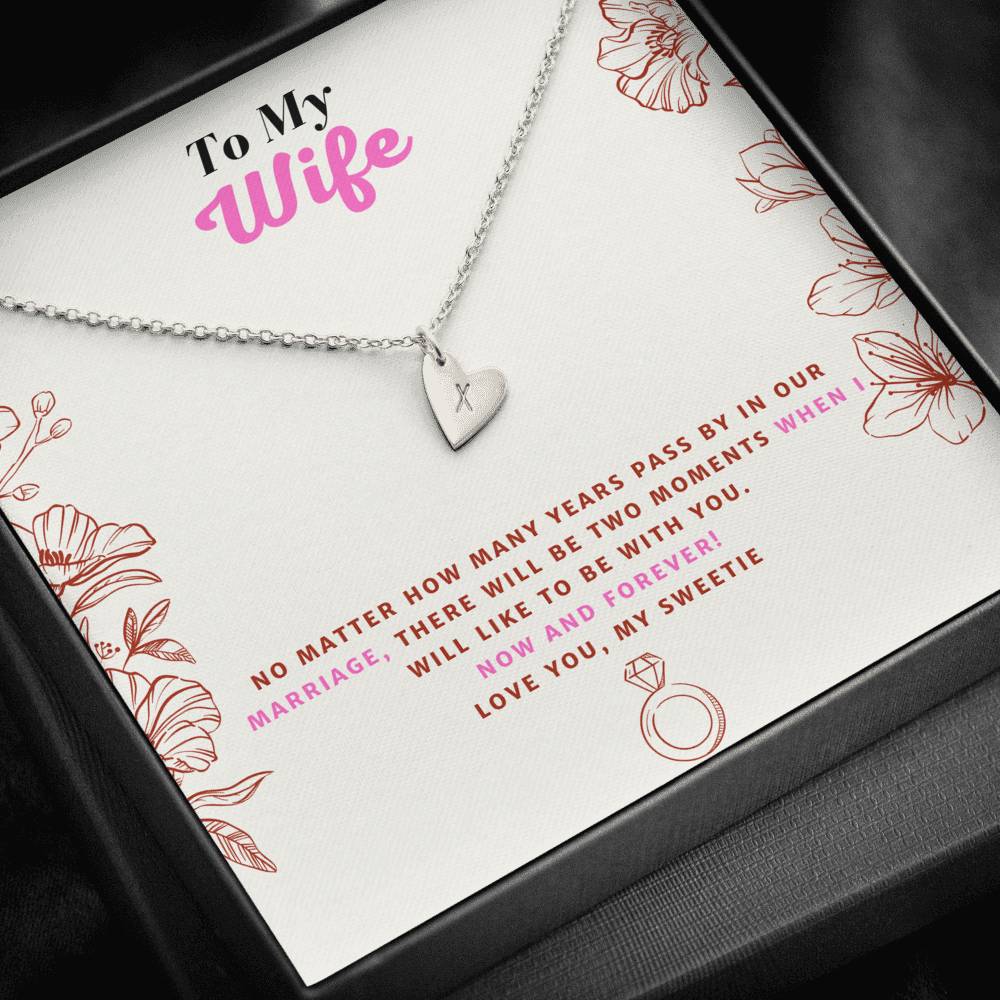 Sweetest Hearts Necklace Anniversary Gift for Wife!