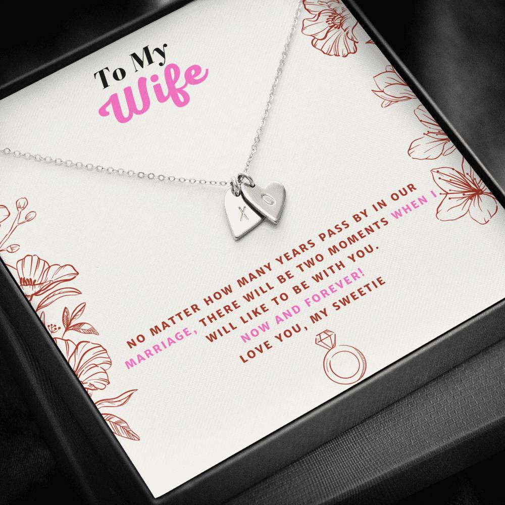Sweetest Hearts Necklace Anniversary Gift for Wife!