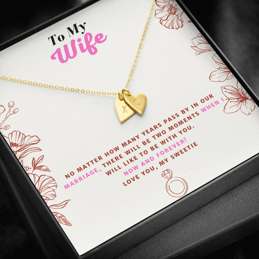 Sweetest Hearts Necklace Anniversary Gift for Wife!