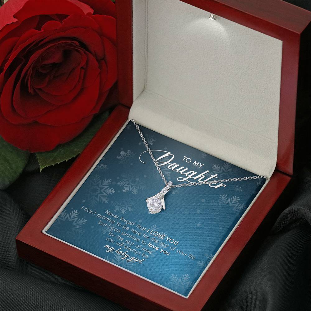 To My Daughter Alluring Beauty Pendant Christmas Gift