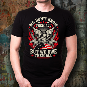 We Don't Know All Veterans Custom T-Shirt